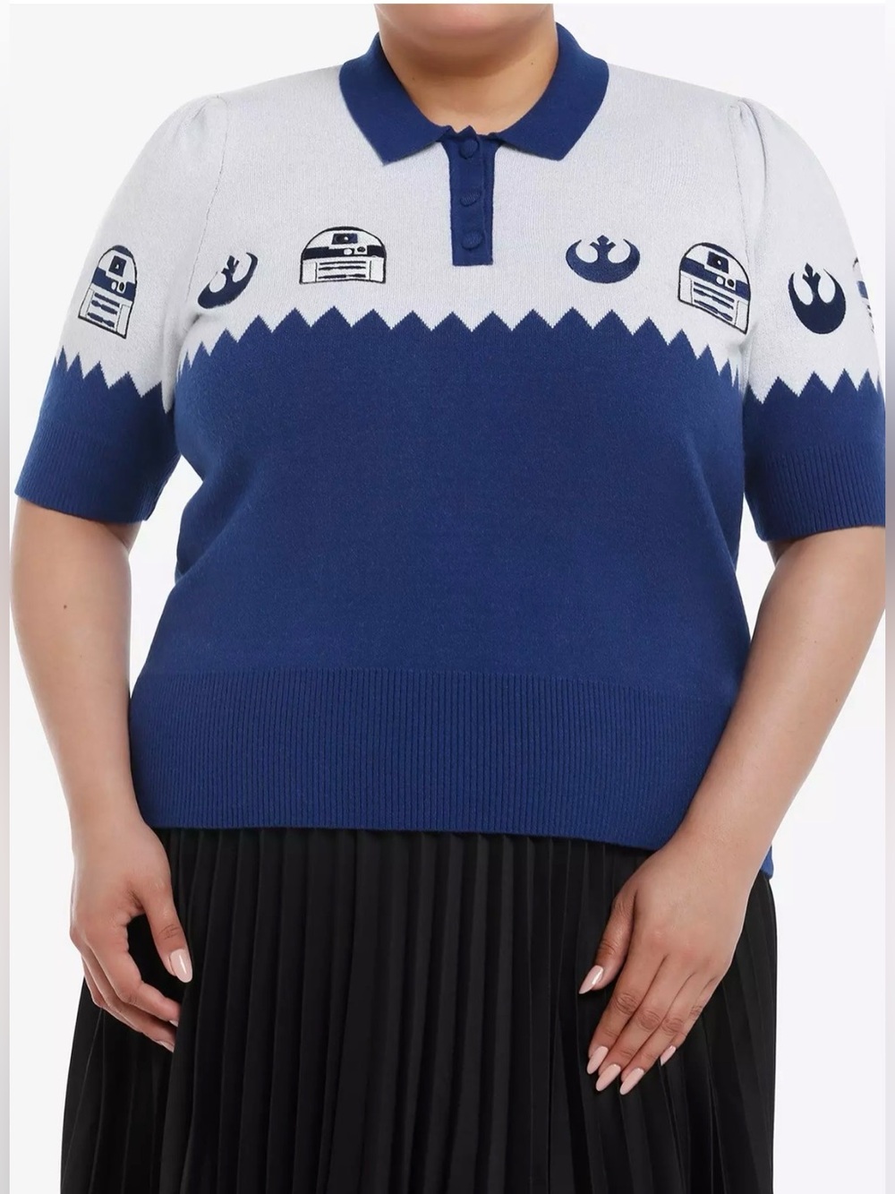 Her Universe Star Wars Rebel Droid  Sweater Top Plus Size